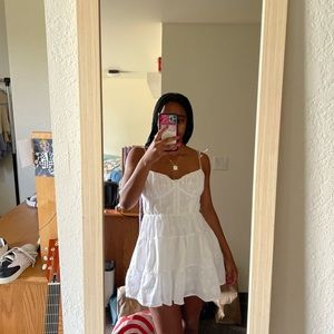 White sun dress